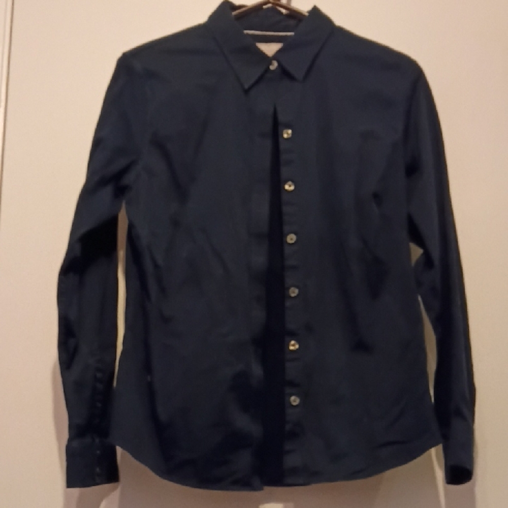 Banana Republic Dark Blue Casual Button Down Shirt